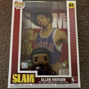 Funko Pop! Slam Cover with Case: Allen Iverson #01